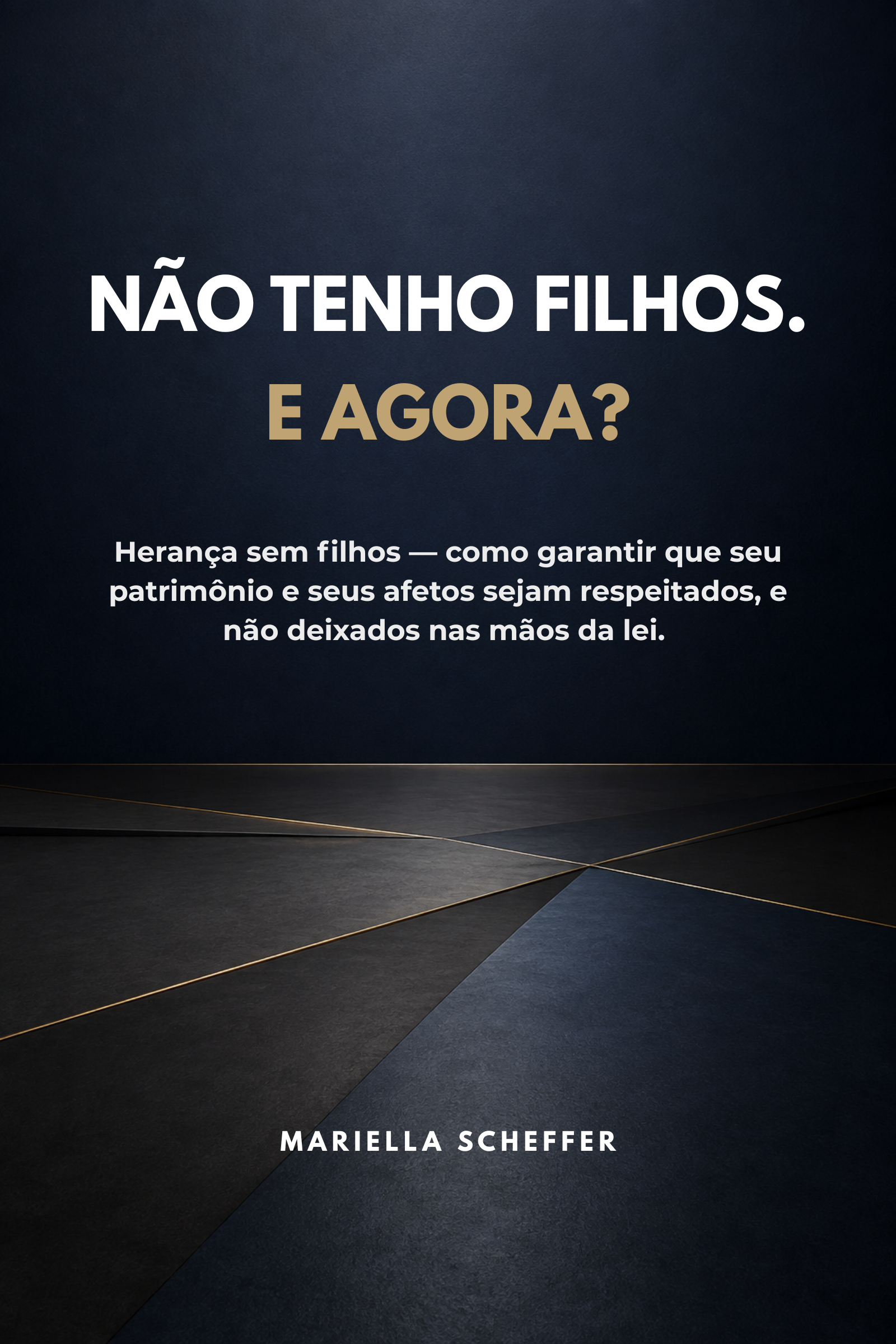 Capa do livro Não Tenho Filhos. E Agora?, de Mariella Scheffer
